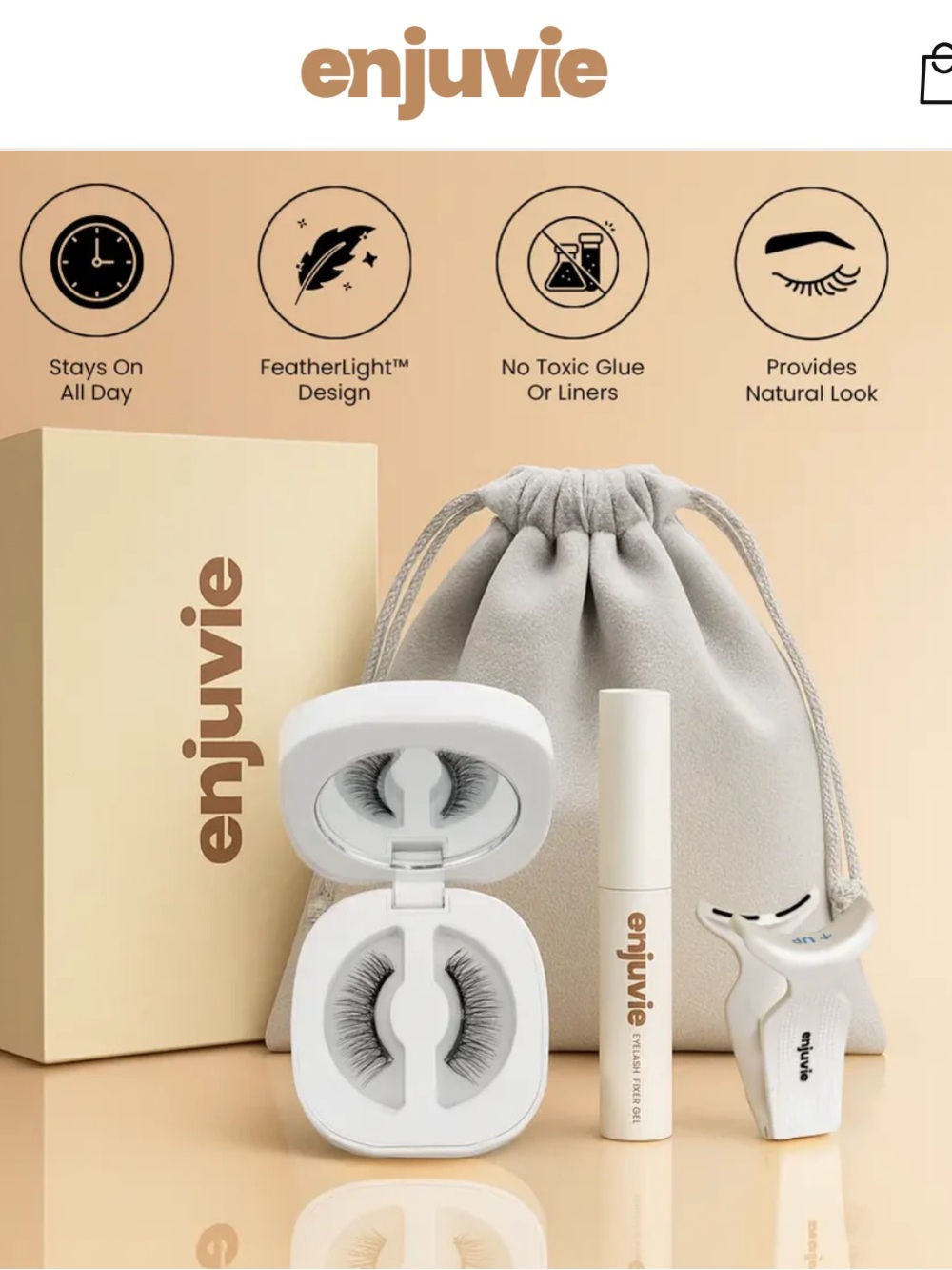 NWT Enjuvie Velvet Wink Lashes